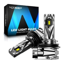 NOVSIGHT 2x H11 LED Headlight Kit Low Beam Bulb Super Bright 6500K White 16000LM