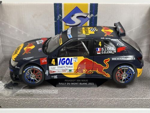 Peugeot 306 MAXI #4 Rally Du Mont Blanc 2021 1:18 Scale Solido 1808301 - Picture 1 of 8