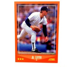 Al Leiter 1988 Score Traded Rookie Card #97T MLB New York Yankees