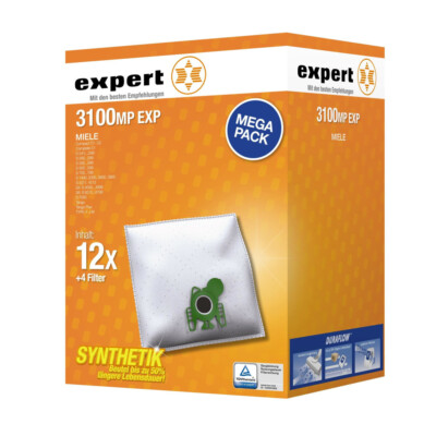Expert 3100 EXP Staubbeutel mit Duraflow Synthetik-Beutel