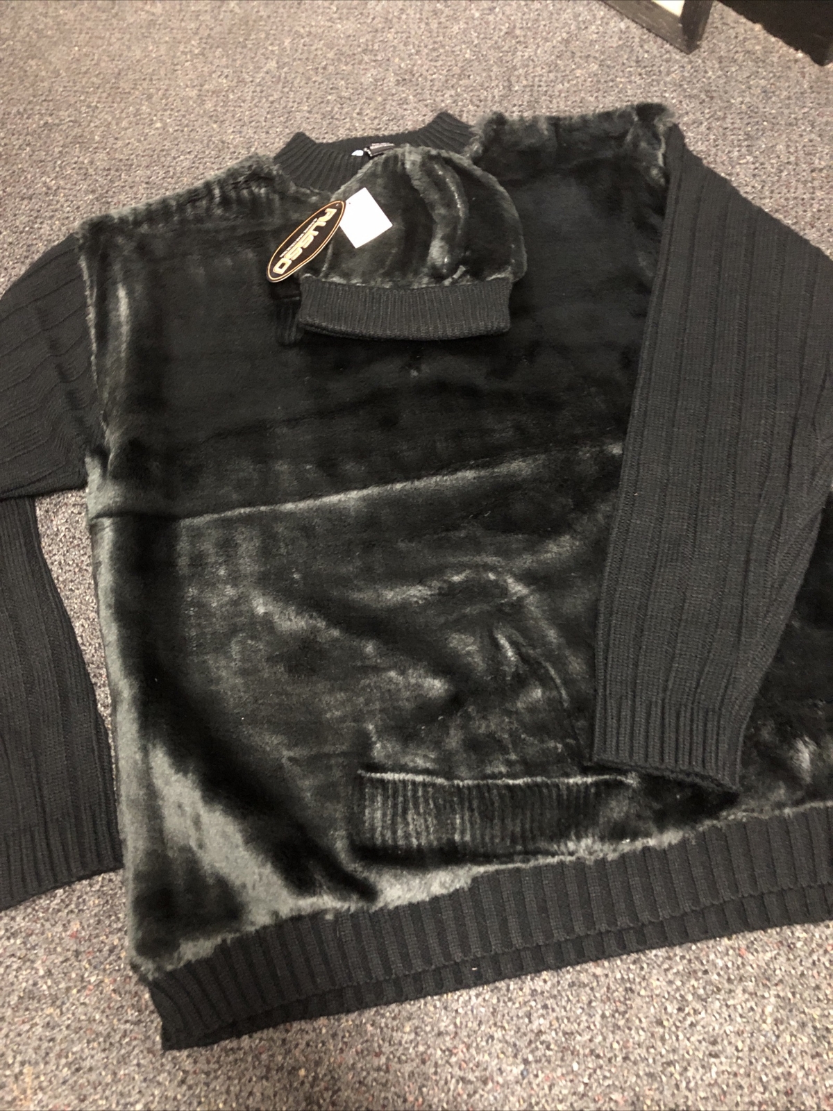 Vintage 90’s NOS Russo Wear Sweater With Matching Beanie NWT Size L