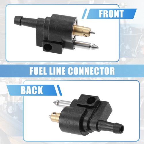 Pack of 3 Boat Engine Fuel Line Connector Fittings Joint for Yamaha Outboard - Foto 6 di 7