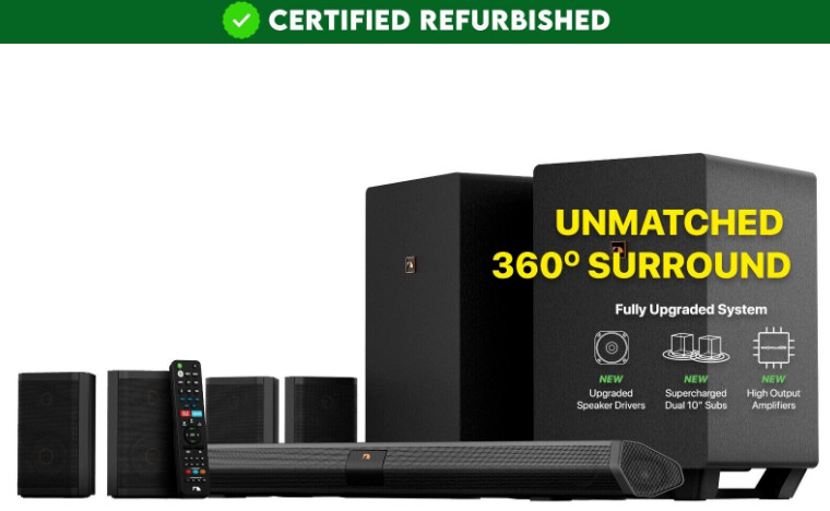 Nakamichi Shockwafe Ultra 9.2.4Ch 1300W Soundbar w Dolby Atm