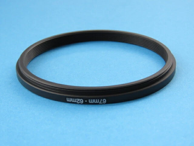 67mm to 62mm Stepping Step Down Ring Camera Lens Filter Adapter Ring 67-62mm - Image 2 of 2