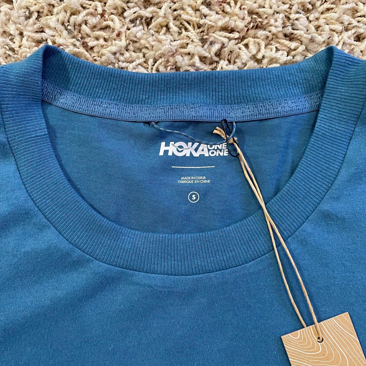 HOKA One One Men's All-Day Soft Short Sleeve Tee T-Shirt Blue