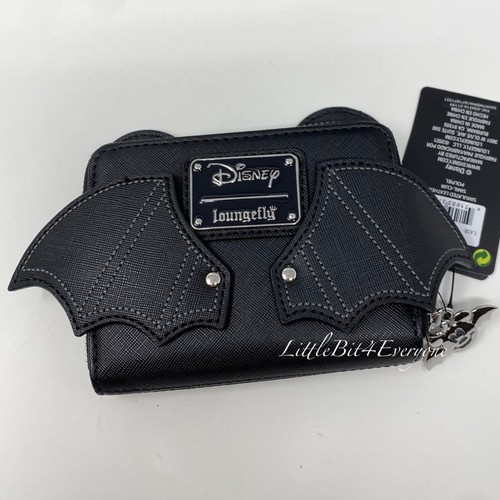 Mochila y billetera Loungefly GITD exclusiva de Disney Totally Batty Mickey Bat nueva con etiquetas - Imagen 14 de 16