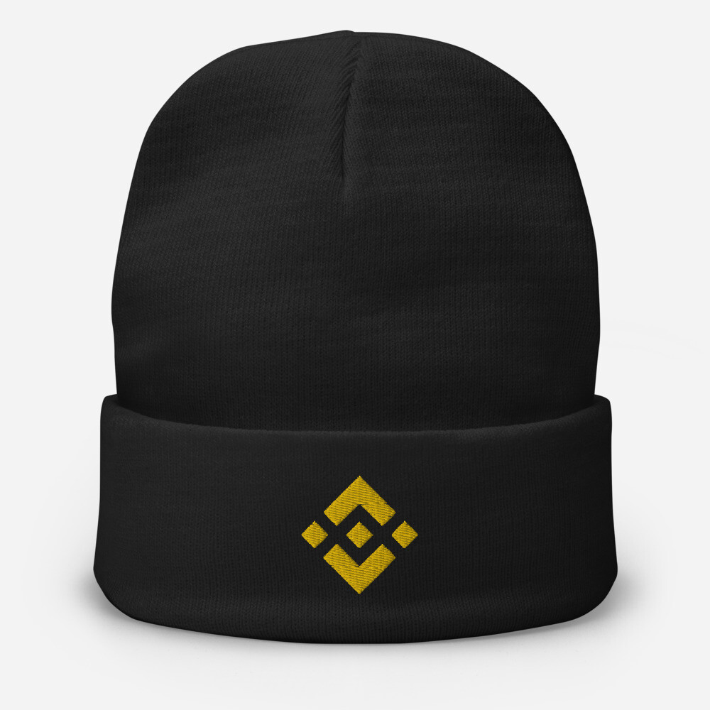 Binance Classic Beanie BNB crypto trader gift embroidery hat