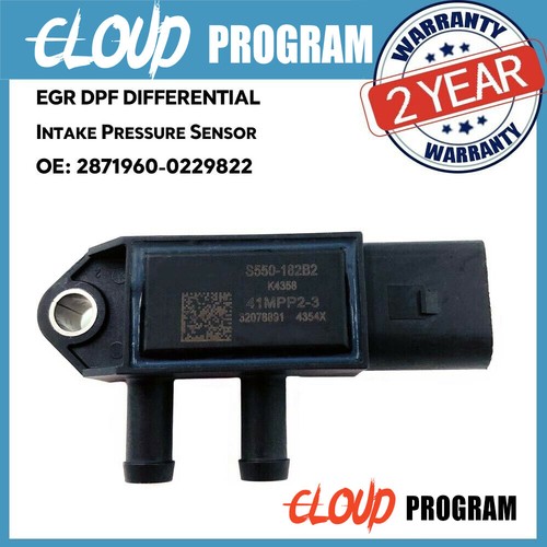 EGR DPF DIFFERENTIAL Intake Pressure Sensor S550-182B2 41MPP2-3 For Mazda - Foto 1 di 5