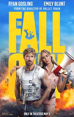 The Fall Guy,2024,Original,DS, Advance,Rolled,One Sheet 27 x40 , Rip