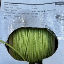 Cat5e 4PR 24AWG NEON PVC Jacket Cable 1000FT