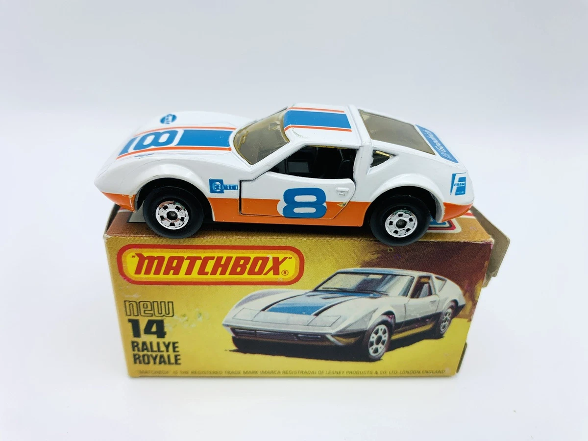 rare MADE IN ENGLAND 1970 BY ELF MATCHBOX LESNEY PORSCHE 910 SUPERFAST #68 BOX