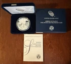 2021 US Mint American Eagle Silver Proof w/ OGP & COA   1oz Dollar Coin