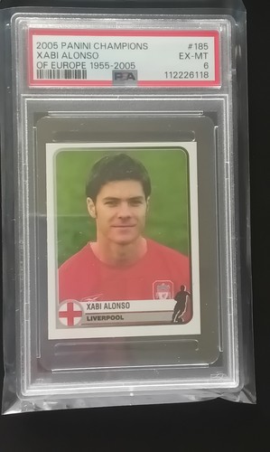 1955-2005 Panini Champions Of Europe Xabi Alonso Liverpool #185 Psa 6