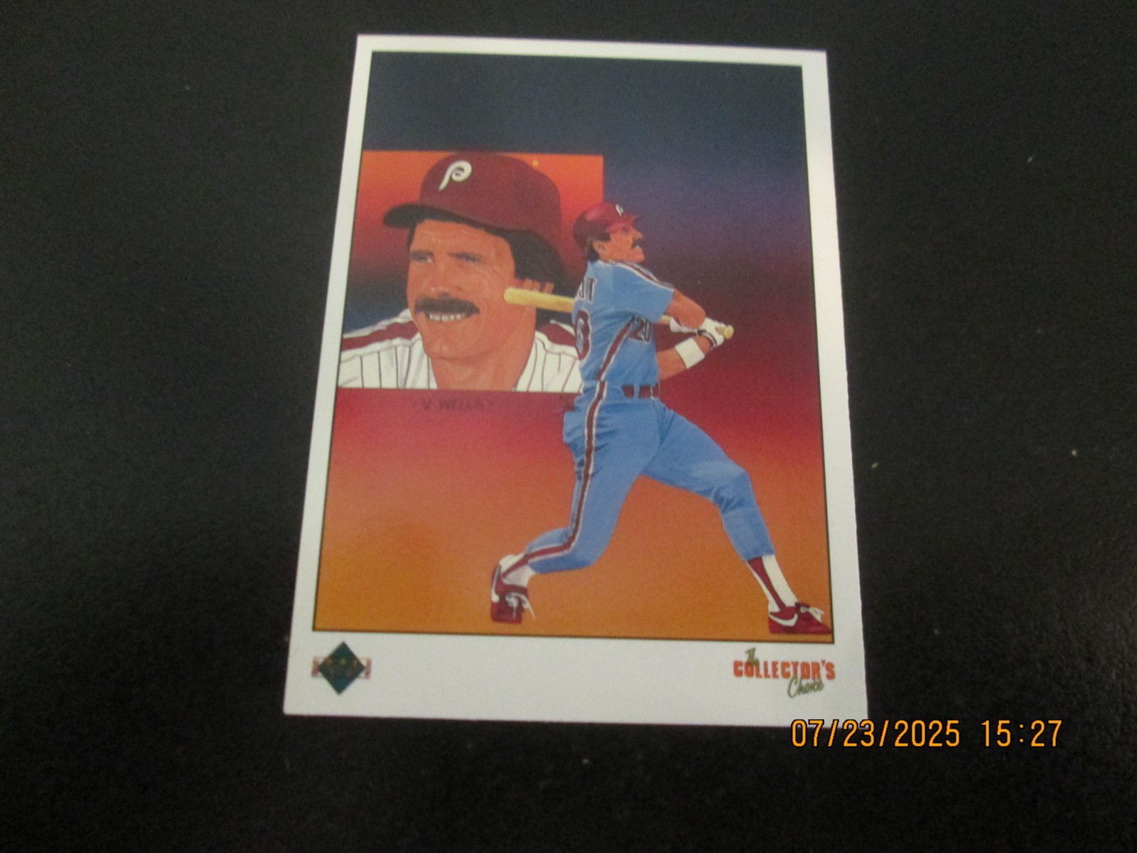 MIKE SCHMIDT PHILLES 1989 UPPER DECK  CHECKLIST CARD #684