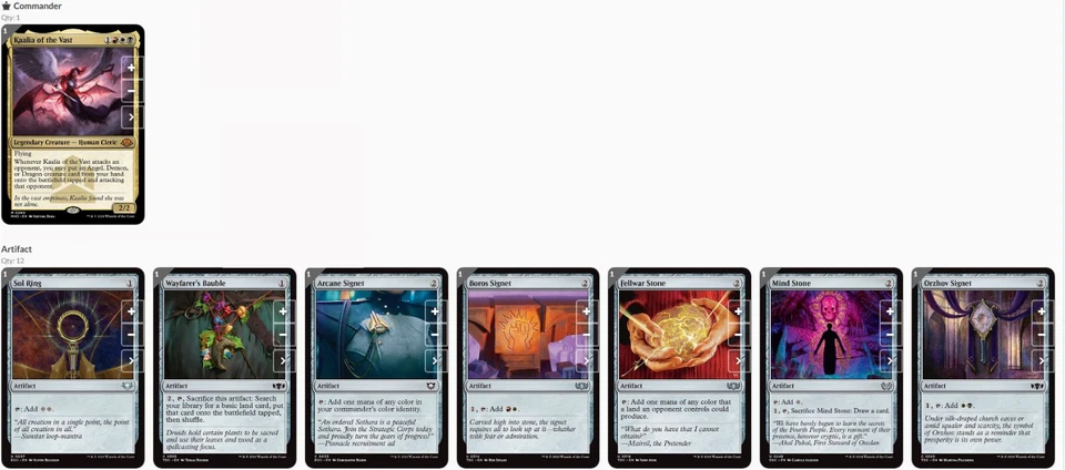 MTG Commander EDH Deck: Kaalia of the Vast - Image 2 of 4