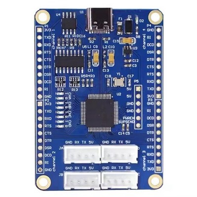 USB zu Multi-Way TTL Seriell Port Adapter 4-Way FT4232HL Chip 5V 3.3V W8J42292