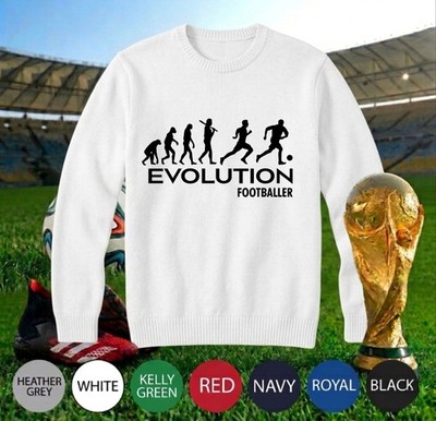 Evolution Jumper - Football Fan Sweatshirt - Gift For Funny Sports Lover Unisex