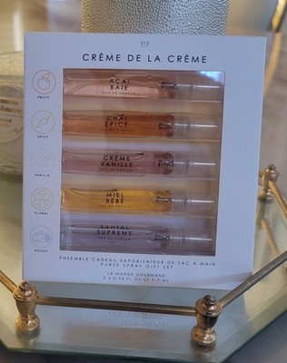 Le Monde Gourmand 513 Creme De La Creme Purse 5 Spray Discovery Set .23oz ea New