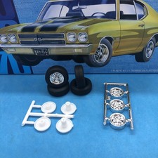 70 Chevy Chevelle Magnum Rally Wheels W Plain L60 Tires 125 Lbr Model Parts