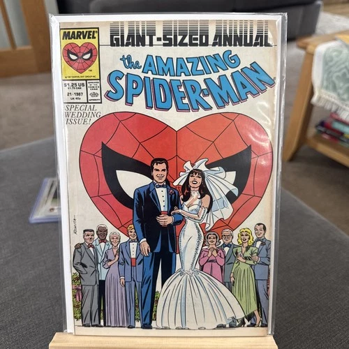 1987 Marvel Amazing Spider-Man Special Wedding Issue Annual #21