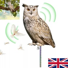 Owl Decoy Bird Deterrent Devices Scare Birds Away Pigeon Repellent For Garden