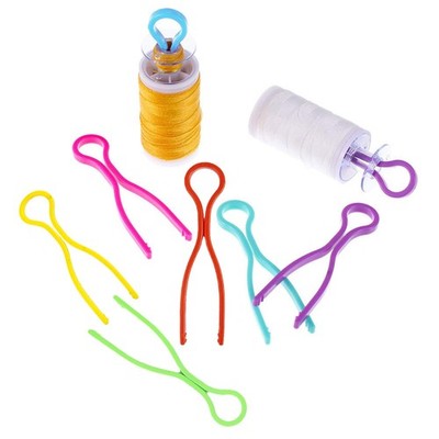 50 PCS Sewing Bobbin Thread Holders,Sewing and 6 Multi-Colors-50PCS 
