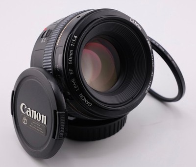 Canon EF 50mm 1.4 USM lens for EOS 1D 5D 6D 7D 90D 80D T8i T7i T6i SL2 77D 70D