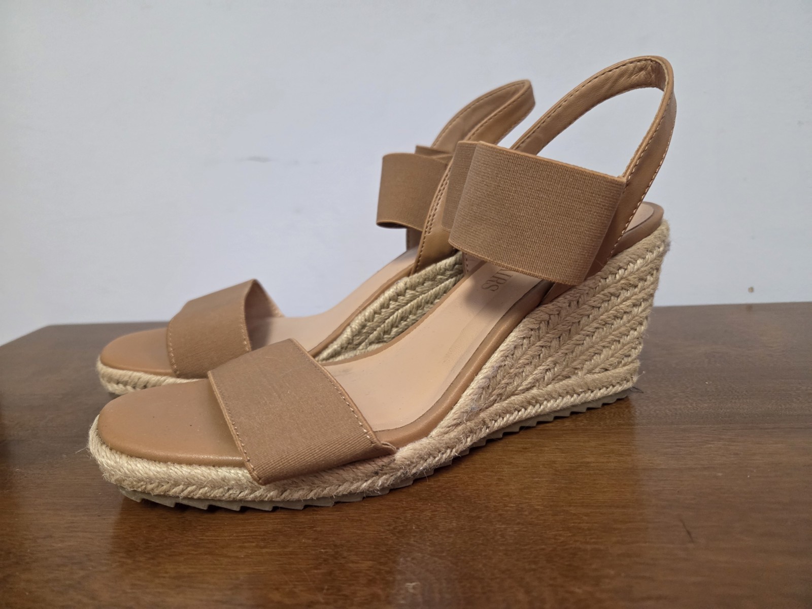 Dream Pairs Espadrilles Wedge Sandals Elastic Ankle Strap Women's 7