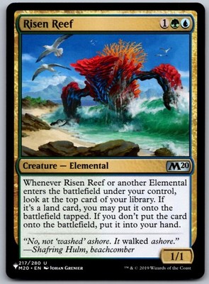 Risen Reef 217 UC The List Reprints Magic: The Gathering NM