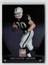 ZACH MILLER #72 2011 PANINI DONRUSS ELITE RAIDERS