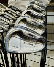 MIZUNO T ZOID MX 20 IRONS GOLF CLUBS REGULAR GRAPHITE SHAFTS NEW GRIPS 24 HOUR D