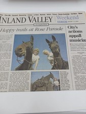 Vintage January 1&ndash;2, 2000 Los Angeles Times Inland Valley Millennium...
