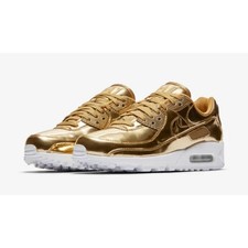 Nike Air Max 90 Metallic Pack - Oro CQ6639-700 Scarpe Donna Scegli la Tua Taglia Nuove