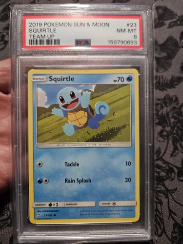 Squirtle graded PSA 8 for sale on eBay