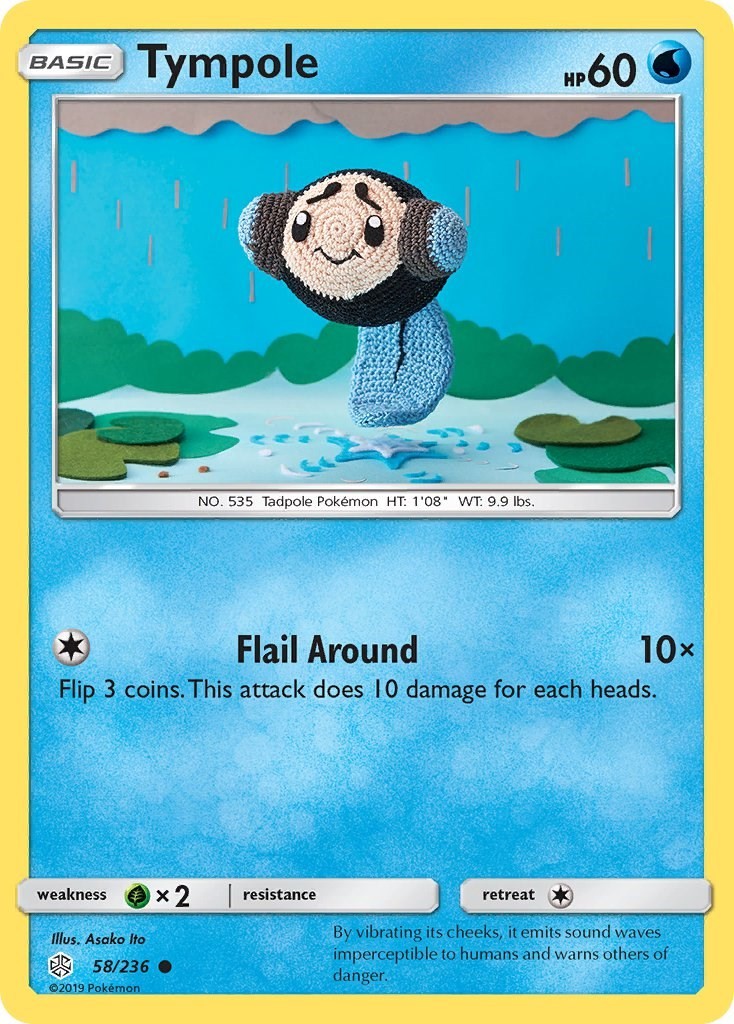 Tympole 58/236 Common SM - Cosmic Eclipse Pokémon Card