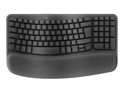 Logitech Wave Keys, Grafit, Logi Bolt, Tastatur graphit, DE-Layout, Logi Bolt, B