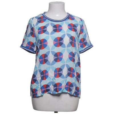 Emily van den Bergh, Top, Größe: 38, Blau/Weiß/Mehrfarbig, Viskose, Print #ULw