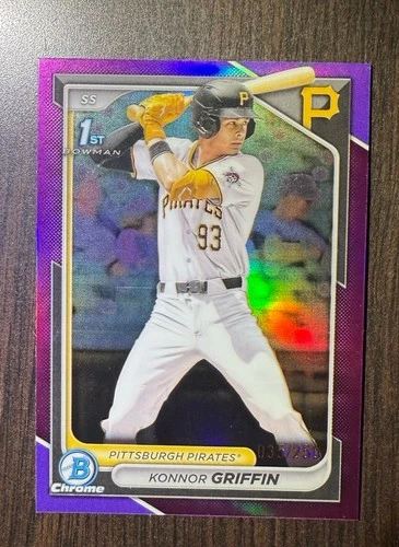 2024 Bowman Draft - Chrome Konnor Griffin #BDC-22 Purple Refractor /250 (RC)