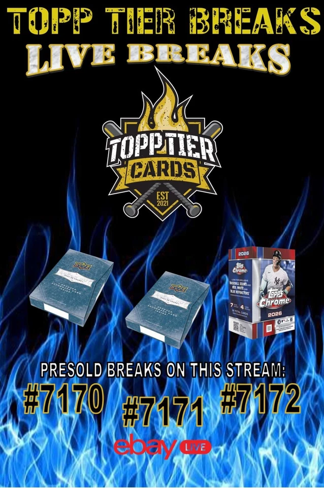 THURSDAY NIGHT BREAKS W/NICK-25/26 UD CLEAR CUT & 2026 TOPPS CHROME