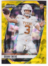 2025 Prizm Draft Picks Football Gold Ice Quinn Ewers RC #126