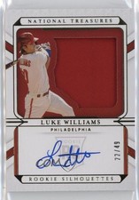 2022 Panini National Treasures Gold 22/49 Luke Williams #RSS-LW Auto g7g