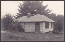 Lovell, Maine RPPC Cabin at Camp Conifer - Bicknell Mfg. Co. Photo Postcard #2
