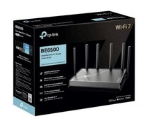  NEW -- TP-Link Archer BE400 BE6500 Dual Band WiFi 7 Router 2.5Gbps Ports