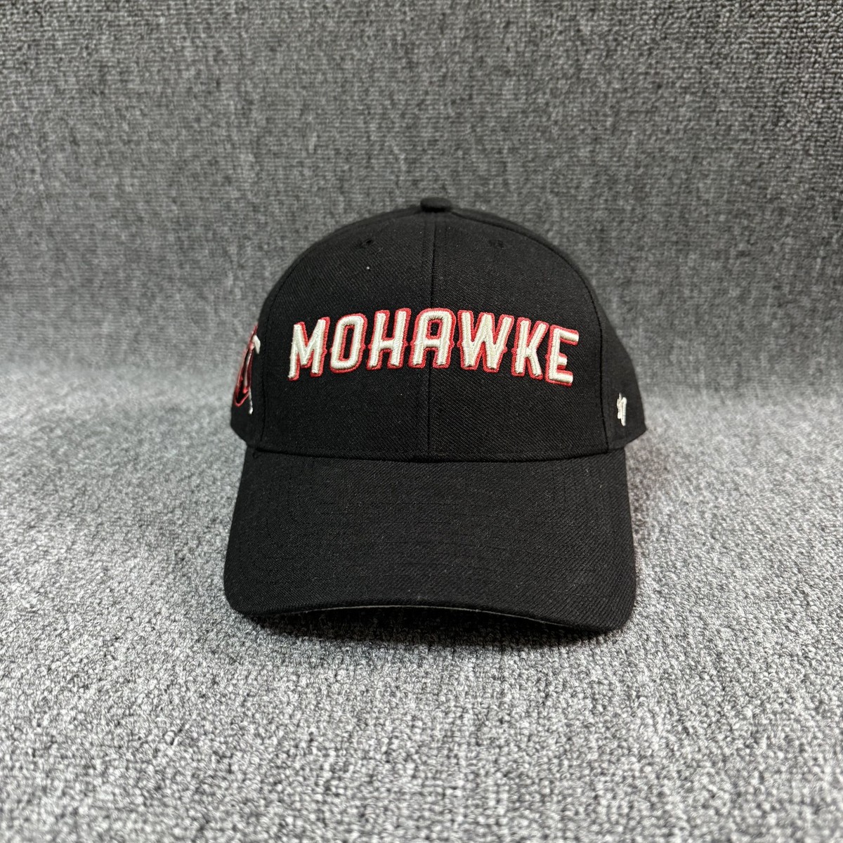 '47 Brand Mohawke Dad Hat Strapback Black One Size Baseball Cap