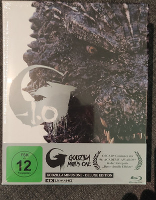 Godzilla Minus One - 4K Ultra HD + Blu-ray - Deluxe Edition # UHD+BD-NEU OVP 