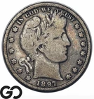1897 Barber Half Dollar