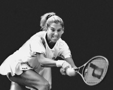 Póster brillante con impresión fotográfica de 8x10 de tenis Great MONICA SELES