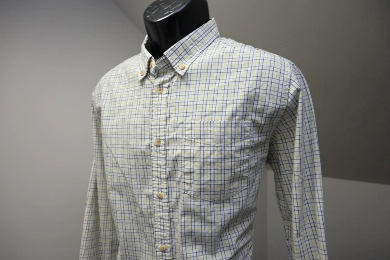 Prana Breathe Camp Shirt Button Up Mountain Hiking Long Sleeve Mens Sz Medium