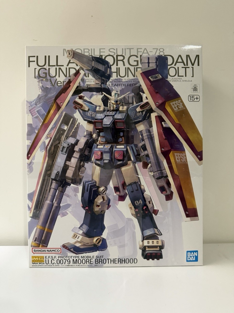 Bandai MG 1/100 Full Armor Gundam Ver. Ka Thunderbolt Model Kit | eBay