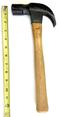 Vintage BELL SYSTEM Curved Claw Hammer Overall Weight 2 LB